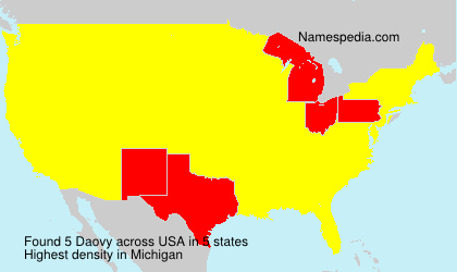 Surname Daovy in USA Surname Daovy in USA