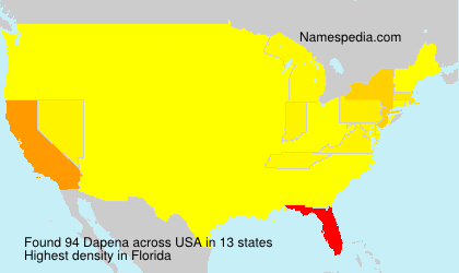 Surname Dapena in USA Surname Dapena in USA