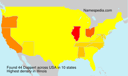 Surname Dappert in USA Surname Dappert in USA