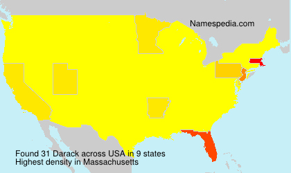 Surname Darack in USA Surname Darack in USA
