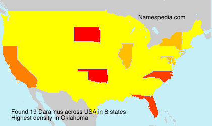 Surname Daramus in USA Surname Daramus in USA