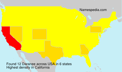 Surname Daranee in USA Surname Daranee in USA