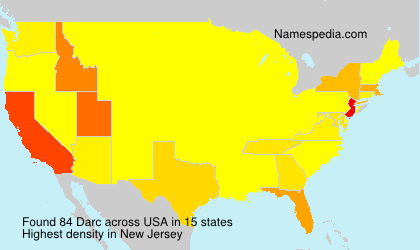 Surname Darc in USA Surname Darc in USA