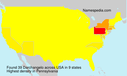 Surname Darchangelo in USA Surname Darchangelo in USA