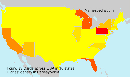 Surname Darde in USA Surname Darde in USA