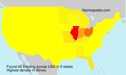 Surname Darding in USA Surname Darding in USA