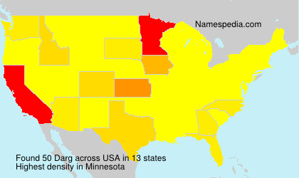 Surname Darg in USA Surname Darg in USA