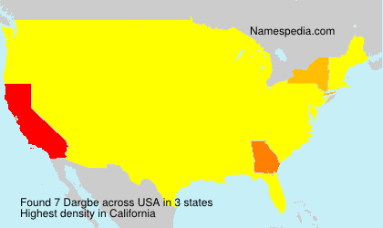 Surname Dargbe in USA Surname Dargbe in USA
