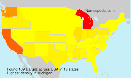 Surname Dargitz in USA Surname Dargitz in USA