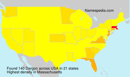 Surname Dargon in USA Surname Dargon in USA
