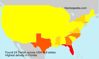 Surname Dariah in USA Surname Dariah in USA
