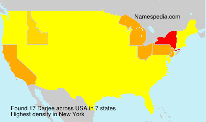 Surname Darjee in USA Surname Darjee in USA