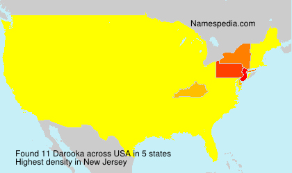 Surname Darooka in USA Surname Darooka in USA