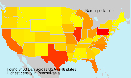 Surname Darr in USA Surname Darr in USA