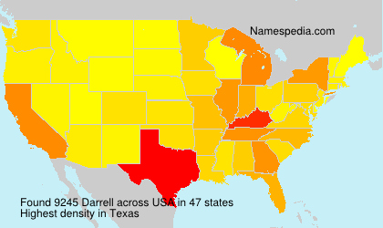 Surname Darrell in USA Surname Darrell in USA