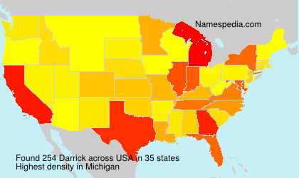 Surname Darrick in USA Surname Darrick in USA