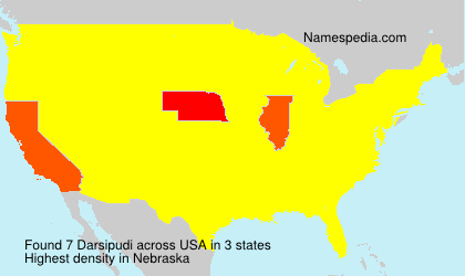 Surname Darsipudi in USA