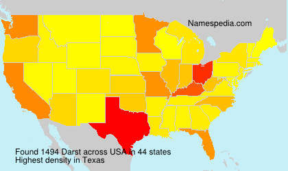 Surname Darst in USA Surname Darst in USA