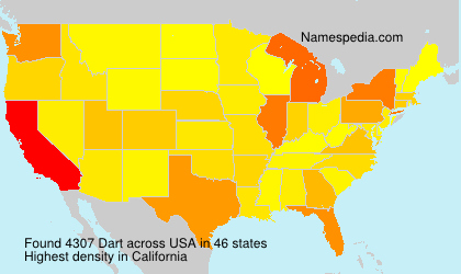 Surname Dart in USA Surname Dart in USA