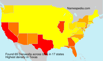 Surname Daruwalla in USA Surname Daruwalla in USA