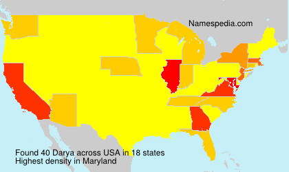 Surname Darya in USA Surname Darya in USA