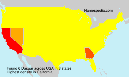 Surname Dasaur in USA Surname Dasaur in USA