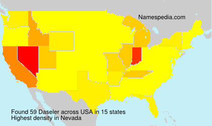 Surname Daseler in USA Surname Daseler in USA