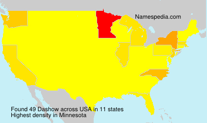 Surname Dashow in USA Surname Dashow in USA