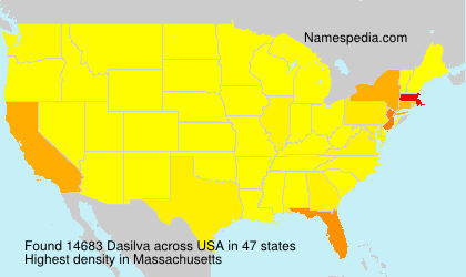 Surname Dasilva in USA Surname Dasilva in USA
