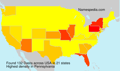 Surname Dasta in USA Surname Dasta in USA
