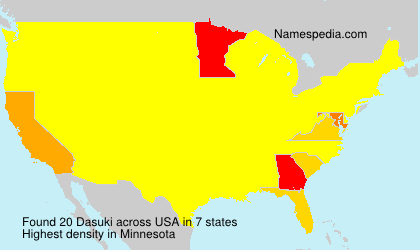 Surname Dasuki in USA Surname Dasuki in USA