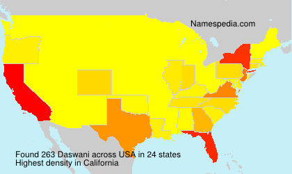 Surname Daswani in USA Surname Daswani in USA