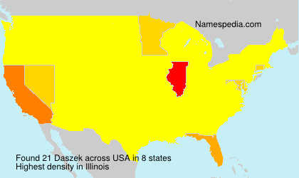 Surname Daszek in USA Surname Daszek in USA