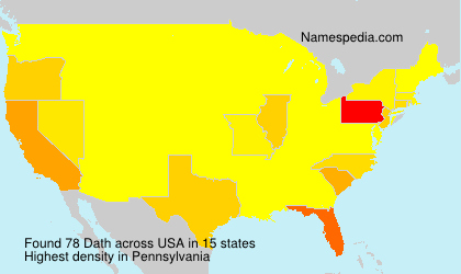 Surname Dath in USA Surname Dath in USA
