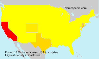Surname Dattaray in USA Surname Dattaray in USA