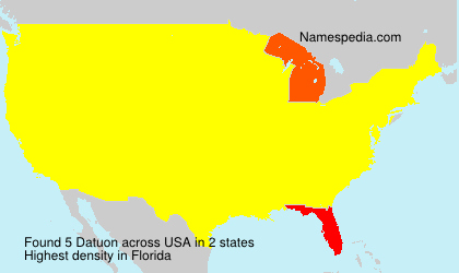 Surname Datuon in USA Surname Datuon in USA