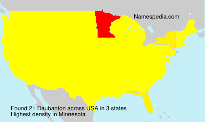 Surname Daubanton in USA Surname Daubanton in USA