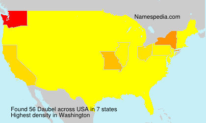 Surname Daubel in USA Surname Daubel in USA
