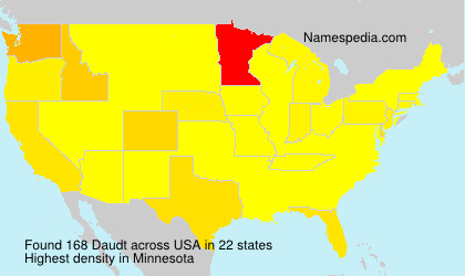 Surname Daudt in USA Surname Daudt in USA