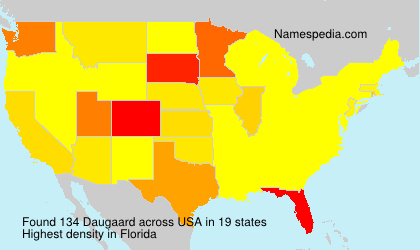 Surname Daugaard in USA Surname Daugaard in USA