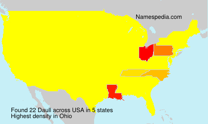 Surname Daull in USA Surname Daull in USA