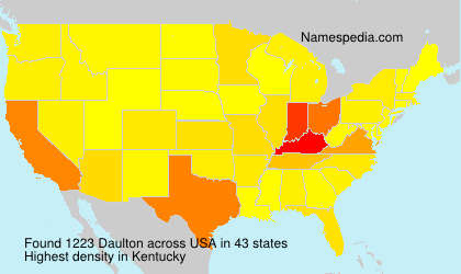 Surname Daulton in USA Surname Daulton in USA