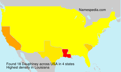 Surname Dauphiney in USA Surname Dauphiney in USA