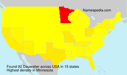 Surname Dauwalter in USA Surname Dauwalter in USA