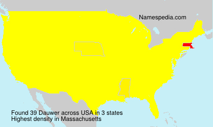 Surname Dauwer in USA Surname Dauwer in USA