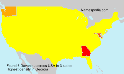 Surname Davanlou in USA Surname Davanlou in USA