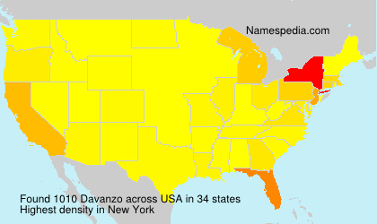 Surname Davanzo in USA Surname Davanzo in USA
