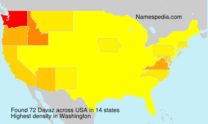 Surname Davaz in USA Surname Davaz in USA
