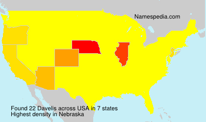 Surname Davelis in USA Surname Davelis in USA