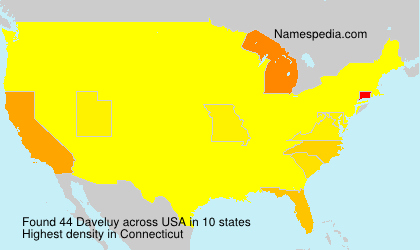 Surname Daveluy in USA Surname Daveluy in USA